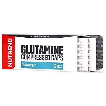 Nutrend Glutamine compressed caps, 120 kapslí (8594073178978)