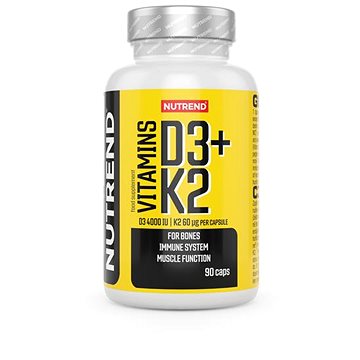 Nutrend Vitamins D3+K2, 90 kapslí (8594073170545)