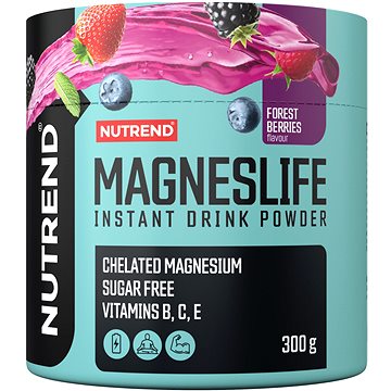 Nutrend Magneslife instant drink powder 300 g, lesní plody (8594073172693)
