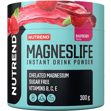 Nutrend Magneslife instant drink powder 300 g, malina (8594073172686)