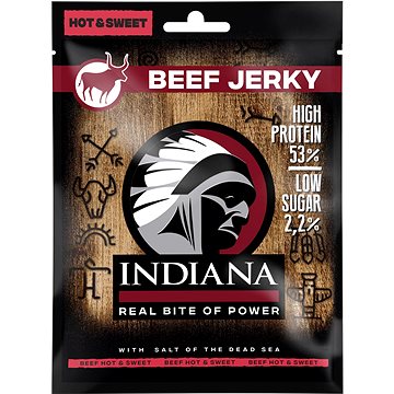 Indiana Jerky beef Hot & Sweet 25g (8594055300250)