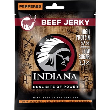 Indiana Jerky beef Peppered 25g (8594055300205)