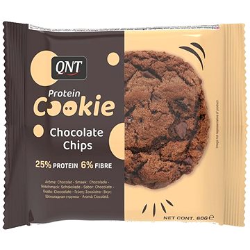 QNT Protein Cookie 60g, Chocolate Chips (5404017404922)