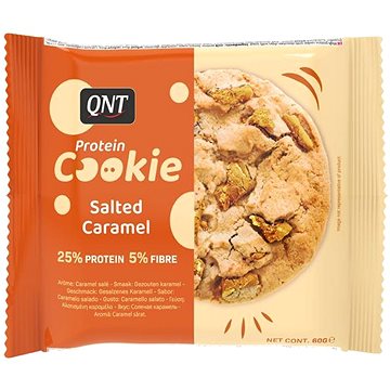 QNT Protein Cookie 60g, Salted Caramel (5404017404939)