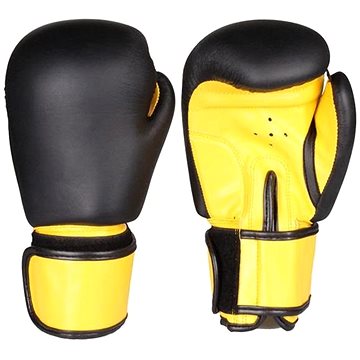 Fighter zápasové boxovací rukavice černá-žlutá (SPTrdn035nad)
