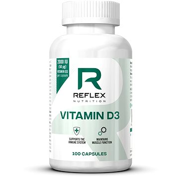 Reflex Vitamin D3, 100 kapslí (5033579035284)