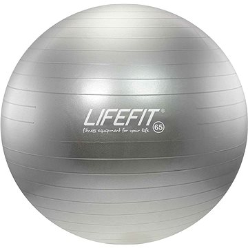 Lifefit anti-burst 65 cm, stříbrný (4891223119503)