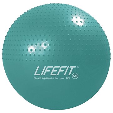 Lifefit Massage ball 55 cm, tyrkysový (4891223129144)