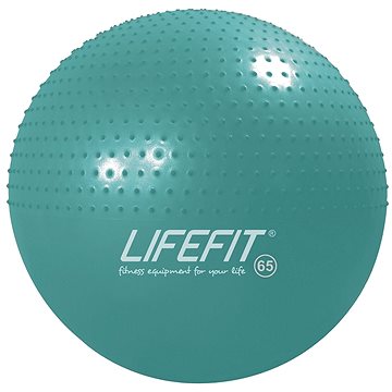 Lifefit Massage ball 65 cm, tyrkysový (4891223129151)