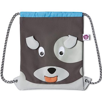Affenzahn Kids Sportsbag Dog - grey uni (4057081070220)