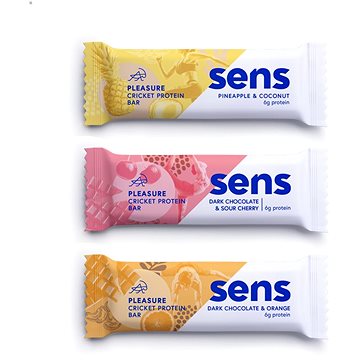 SENS Pleasure Protein tyčinka s cvrččí moukou, 40g (SPTsens0011nad)