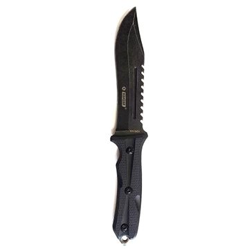 Taktický lovecký nůž Kandar, černý, 30 cm (T-1030)