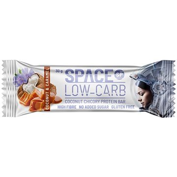 Space Protein LOW-CARB Coconut & Caramel Chicory Protein bar 30g (8588009029083)