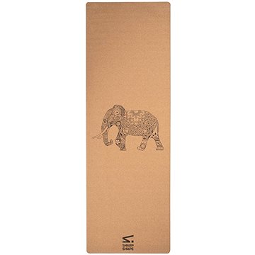 Sharp Shape Cork travel yoga mat Elephant (2496651204214)