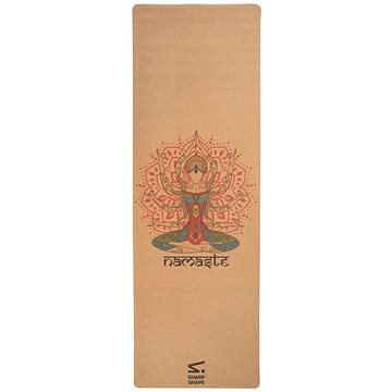 Sharp Shape Cork travel yoga mat Namaste (2496651203897)
