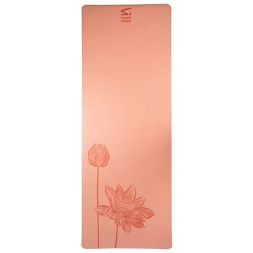 Sharp Shape PU Yoga mat Flower peach (2496847713667)