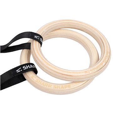 Sharp Shape Gymnastic rings wood (2496847713445)