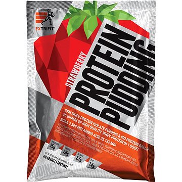 Extrifit Protein Pudding 40 g strawberry (8594181603737)