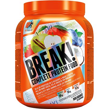 Extrifit Break! Protein Food, 900g, jahoda (8594181607988)