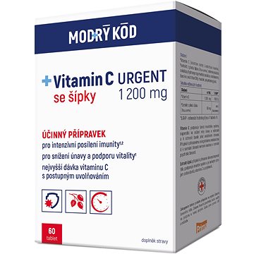 Modrý kód Vitamin C URGENT 1200 mg (4530797)