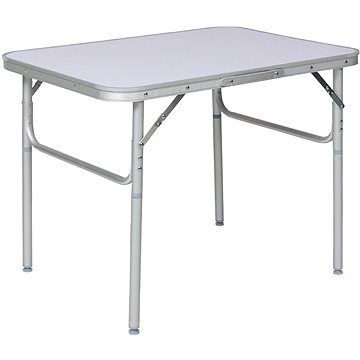 Kempingový stolek hliníkový skládací šedý (401066)