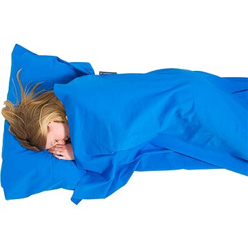 Lifeventure Cotton Sleeping Bag Liner blue mummy (5031863655309)