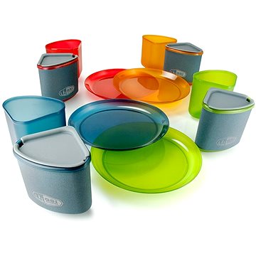 GSI Outdoors Infinity 4 Person Compact Tableset Multicolor (75420)
