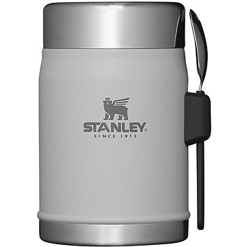 Stanley termoska jídelní 400ml se lžící/vidličkou Ash šedá (10-09382-083)