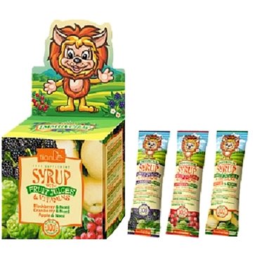 TIANDE Eco de Viva Sirup s ovocnými šťávami a vitamíny pro děti 21 ks x 10 g (4650061391799)