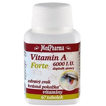 MedPharma Vitamin A 6000 I.U. Forte - 67 tob. (8594045476347)