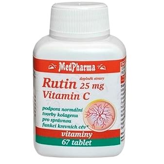 MedPharma Rutin 25 mg + vitamin C - 67 tbl. (8594045476330)