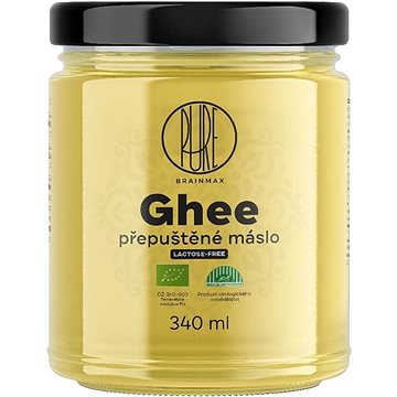 Ghee, přepuštěné máslo, bio, 340 ml (39234)