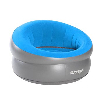 Vango Inflatable Donut Flocked Chair DLX Mykonos Blue (5023519180488)
