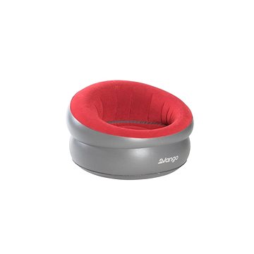 Vango Inflatable Donut Flocked Chair DLX Carmine Red (5023519180464)