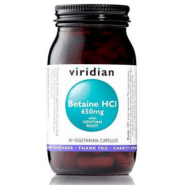 Viridian Betaine HCL 90 kapslí (4613080)