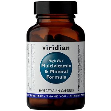 Viridian High Five Multivitamin & Mineral Formula 60 kapslí (4613031)