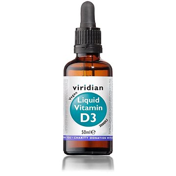 Viridian Liquid Vitamin D3 2000iu 50 ml (4613007)