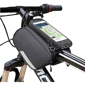MG Bike Front Storage Frame cyklistická taška na kolo 6.5'' 1,5 l, černá (WOZ66597)