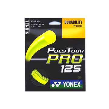 Yonex Poly Tour PRO 125, 1,25mm, 12m, žlutý (4547656509649)