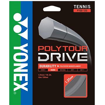 Yonex Poly Tour DRIVE 125, 1,25mm, 12m, stříbrný (4549317925768)