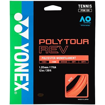 Yonex Poly Tour REV, 1,20mm, 12m, Bright Orange (4550086890744)