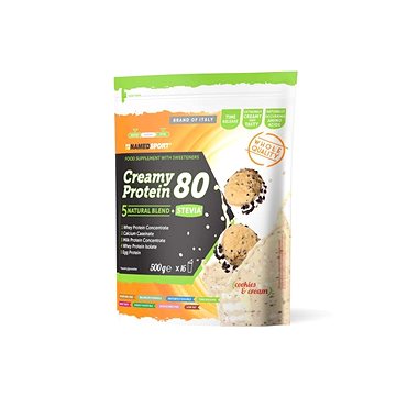 Namedsport Creamy Protein 80 Cookies & Cream - 500G, Proteinový Nápoj (1FO-POW-CR-06)