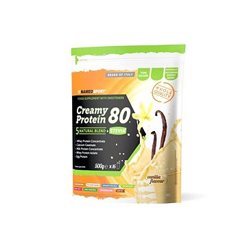 Namedsport Creamy Protein 80 Vanilla Delice - 500G, Proteinový Nápoj (1FO-POW-CR-03)
