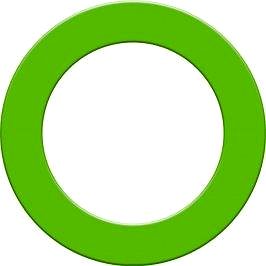 Designa Surround - kruh kolem terče - Green (287612)