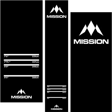 Mission Dart Mat - Koberec k terči - gumový - Pro Level (216676)