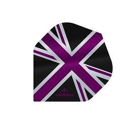Mission Letky Alliance Union Jack - Black / Purple F3085 (289292)