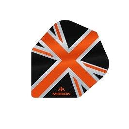 Mission Letky Alliance Union Jack No6 - Black / Orange F3100 (289307)