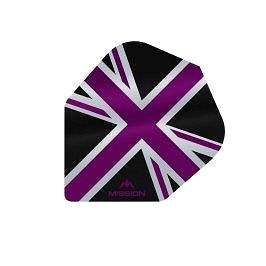 Mission Letky Alliance Union Jack No6 - Black / Purple F3101 (289308)