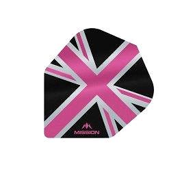 Mission Letky Alliance Union Jack No6 - Black / Pink F3102 (289309)