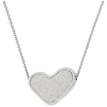 Scento Parfémový náhrdelník ve tvaru srdce (Stříbrný) (7290015420266)